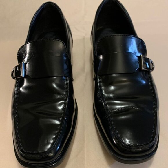 Tod’s Men’s Buckled Gommino Driving Loafers – Black Calf Leather – 8.5 - Picture 2 of 10